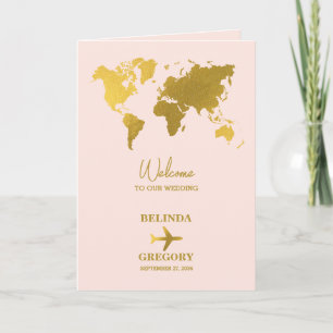 Hochzeitspass Rosa Gold Gottesdienstordnung Programm