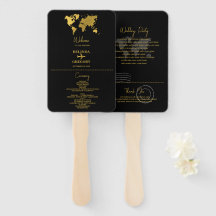 Hochzeitspass Schwarz Gold Programm