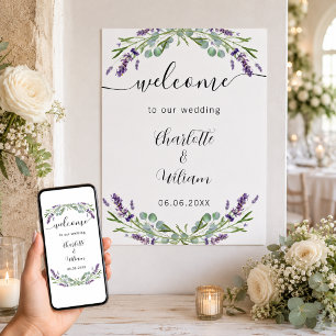 Hochzeitspaziergang Eukalyptus - Empfang Poster