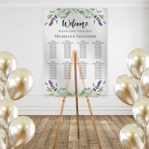 Hochzeitspaziergang Eukalyptus-Sitzplan