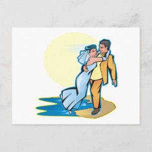 Hochzeitsplan 44 postkarte