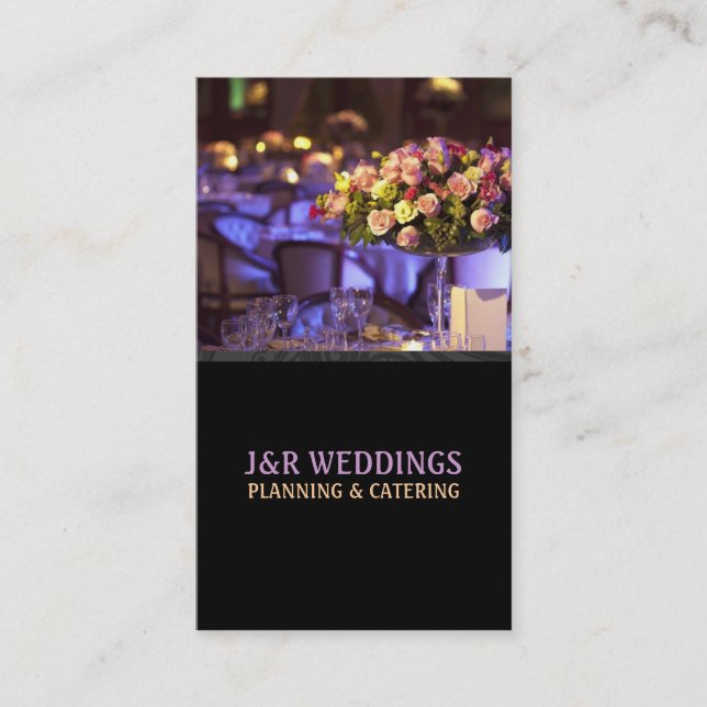 Hochzeitsplaner, Catering, Verpflegung, Visitenkarte (Vorderseite)