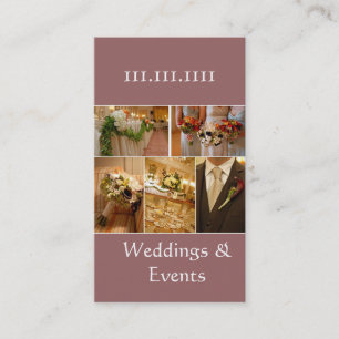 Hochzeitsplaner, Catering, Verpflegung, Visitenkarte