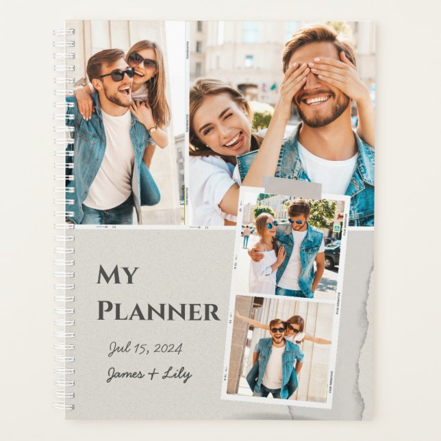 Hochzeitsplaner für niedliche Fotos Planer (Vorderseite)