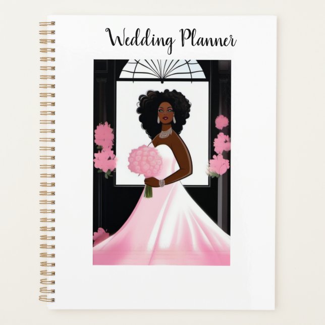 Hochzeitsplaner mit schöner Black Bride Planer (Vorderseite)