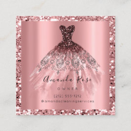 Hochzeitsplaner Rose Gold Glitzer Spark Terminkarte
