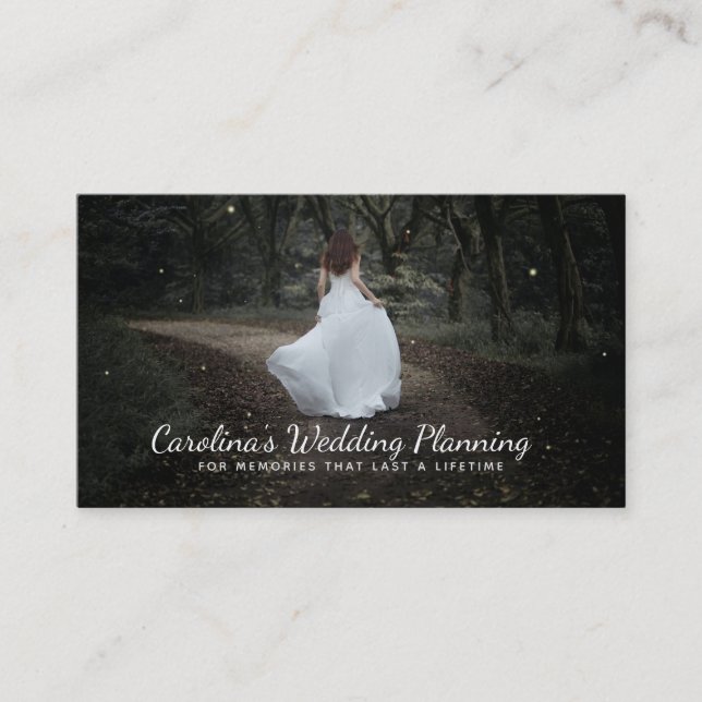 Hochzeitsplaner Slogans Business Cards Visitenkarte (Vorderseite)