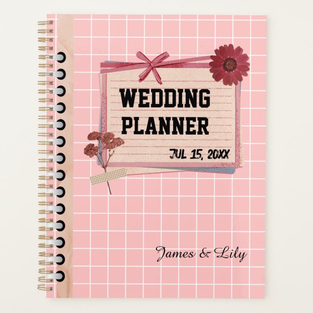 Hochzeitsplaner und Organisator 2024 Planer (Vorderseite)