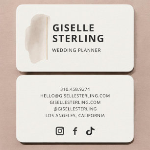 Hochzeitsplaner visitenkarte