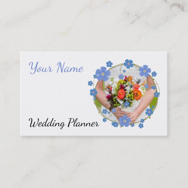 Hochzeitsplaner Visitenkarte (Vorderseite)