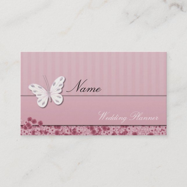 Hochzeitsplaner-Visitenkarte Visitenkarte (Vorderseite)