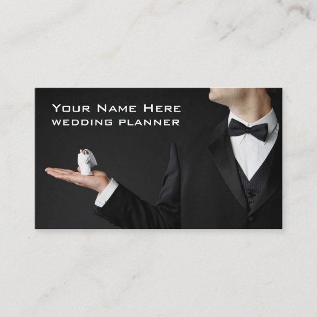 Hochzeitsplaner-Visitenkarte Visitenkarte (Vorderseite)