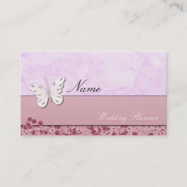 Hochzeitsplaner-Visitenkarte Visitenkarte (Vorderseite)