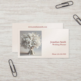 Hochzeitsplaner-Visitenkarte Visitenkarte