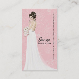 Hochzeitsplaner wählen Hintergrundfarbe Visitenkarte