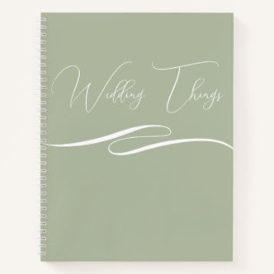 Hochzeitsplanungs-Notizbuch Kunden-Geschenk mit Lo Notizbuch