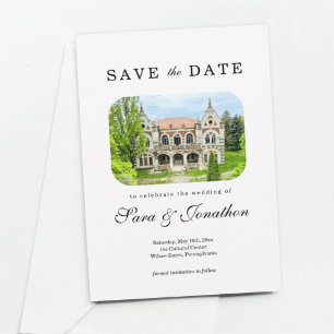 Hochzeitsplatz Save the Date Karte