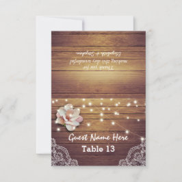 Hochzeitsplatz Tischnummer Blumenzauber