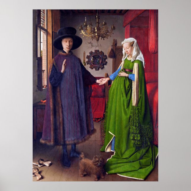 Hochzeitsportrait von Jan Van Eyck - Poster Art (Vorne)