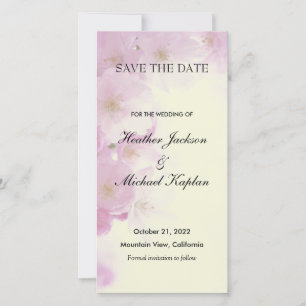 Hochzeitsprofis Minimalistische Blumen Save The Date