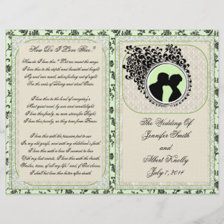 Hochzeitsprogramm (Bifold Design)