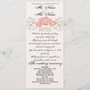 Hochzeitsprogramm Einladung