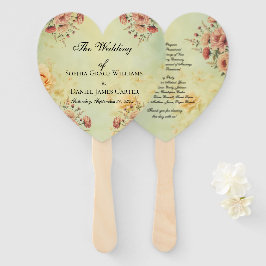 Hochzeitsprogramm Fächer