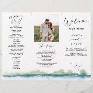 Hochzeitsprogramm für Bergsee