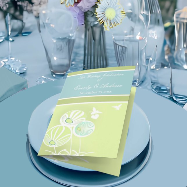 Hochzeitsprogramm für Blume und Bienen (Von Creator hochgeladen)