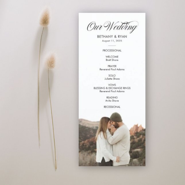 Hochzeitsprogramm für extravagantes Foto Programm (Von Creator hochgeladen)