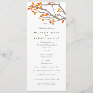 Hochzeitsprogramm für glanzvolle Branchen Programm