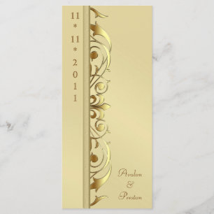 Hochzeitsprogramm für Großherzogtum Gold Programm