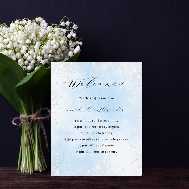 Hochzeitsprogramm für hellblauer Himmel (Von Creator hochgeladen)