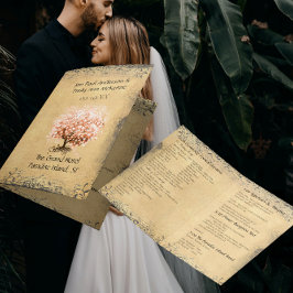 Hochzeitsprogramm für mittelalterliche Korallenrif
