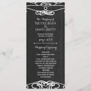 Hochzeitsprogramm für Schwarzwald und Weißwein Programm