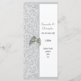 Hochzeitsprogramm in Graukirche Programm