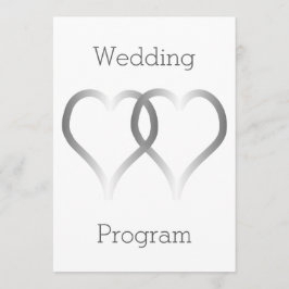 Hochzeitsprogramm Silberherzen Programm