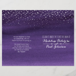 Hochzeitsprogramm "Starry night sky"