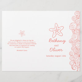 Hochzeitsprogramme für Weißkorallenfische und Wirb