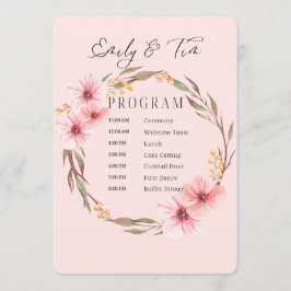 Hochzeitsprogramme Programm