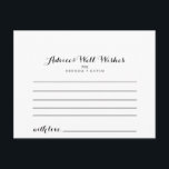 Hochzeitsratenkarte Postkarte<br><div class="desc">Diese Hochzeitsratenkarte ist ideal für eine moderne Hochzeit. Die Design-Features . Diese Karten sind ideal für Hochzeiten, Brautparty, Babydusche, Graduiertenfest u.v.m. Personalisieren Sie die Karten mit den Namen der Braut und Bräutigam, den Eltern, die Sie werden oder Absolvent.</div>