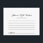 Hochzeitsratenkarte Postkarte<br><div class="desc">Diese Hochzeitsratenkarte ist ideal für eine moderne Hochzeit. Die Design-Features . Diese Karten sind ideal für Hochzeiten,  Brautparty,  Babydusche,  Graduiertenfest u.v.m. Personalisieren Sie die Karten mit den Namen der Braut und Bräutigam,  den Eltern,  die Sie werden oder Absolvent.</div>