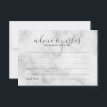 Hochzeitsratgeber und Wunschkarte aus klassischem  Hinweiskarte<br><div class="desc">Fügen Sie Ihrer Hochzeit eine persönliche Touch mit einem modernen Hochzeitsratgeber und Wunschausweis hinzu. Diese Ratgeber-Karte zeigt den Titel im modernen,  grau-Script-Schriftart Stil und Details in grau-modernen sans serif Schriftart Stil auf weißem Marmorhintergrund. Ideal für Hochzeiten,  Babydusche,  Geburtstagsparty,  Brautparty,  Junggeselinnen-Abschied und alle besondere Anlässe.</div>