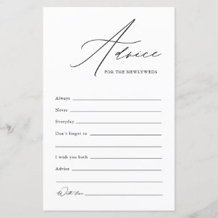 Hochzeitsratgeber und Wunschkarte für frisch verhe