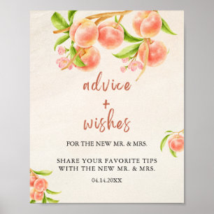 Hochzeitsratgeber und Wunschkarte Poster