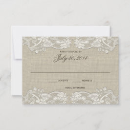 Hochzeitsreaktion im Blumendesign RSVP Karte