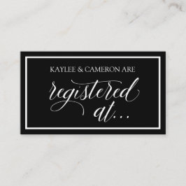 Hochzeitsregistrierung - Anmeldung auf Karten - Sc