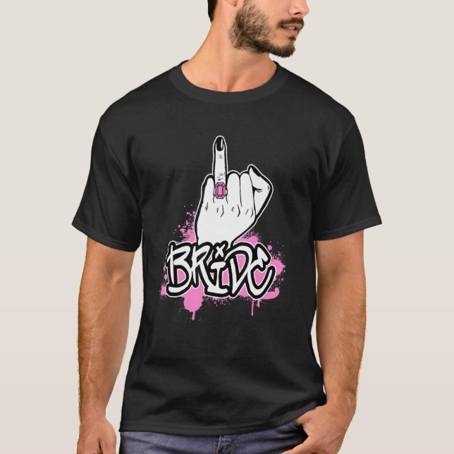 Hochzeitsreise Bachelorette Fiancée Wifey Funny T-Shirt (Vorderseite)