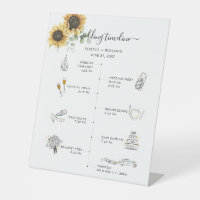 Hochzeitsreise mit Sonnenblumen mit Ikonen Prog