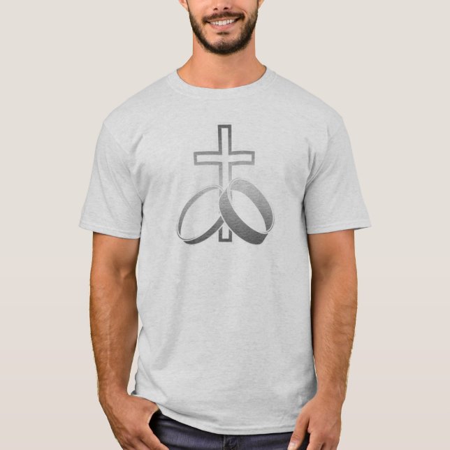 Hochzeitsrennen & Cross für Hochzeiten und Anniver T-Shirt (Vorderseite)